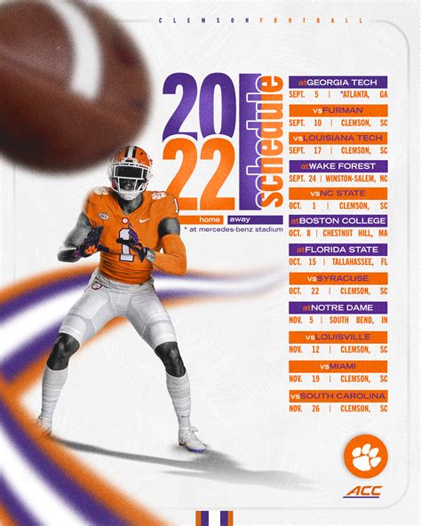 2022 clemson schedule